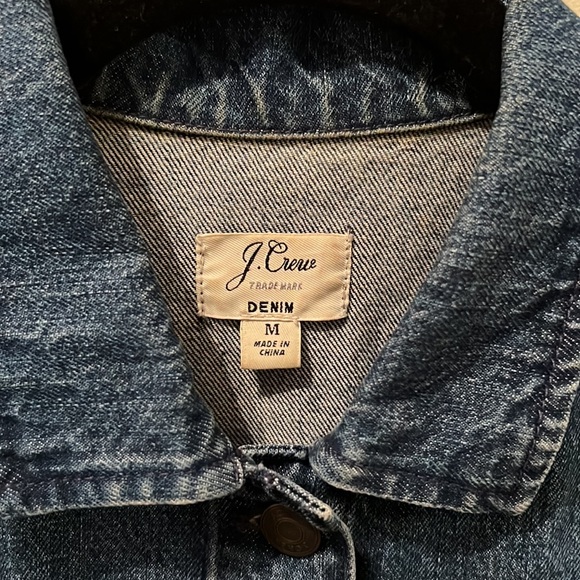 Jcrew| Flowy Denim Jacket Medium - Picture 4 of 6